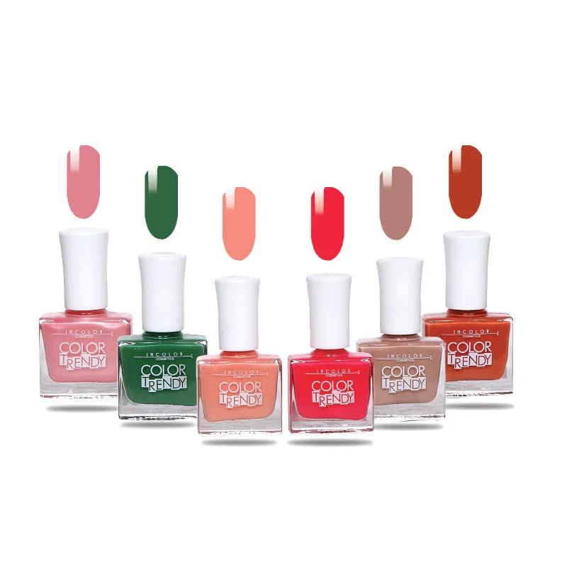 Incolor Color Trendy Matte Nail Enamel Combo - 11