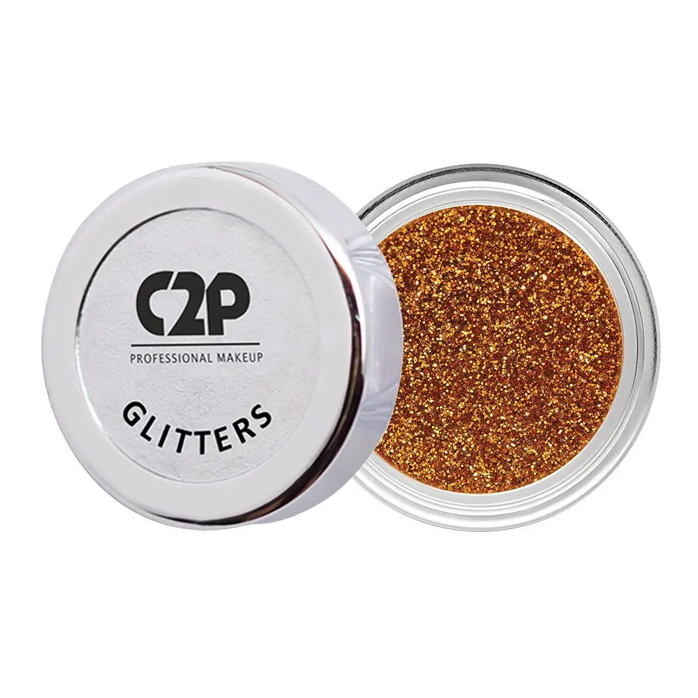 C2P Pro Uptown Eyeshadow Loose Glitters - Naughty Gold 08