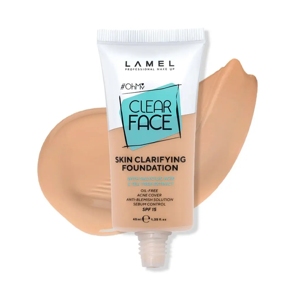 LAMEL Oh my Clear Face Foundation SPF15 404 Custard 40ml