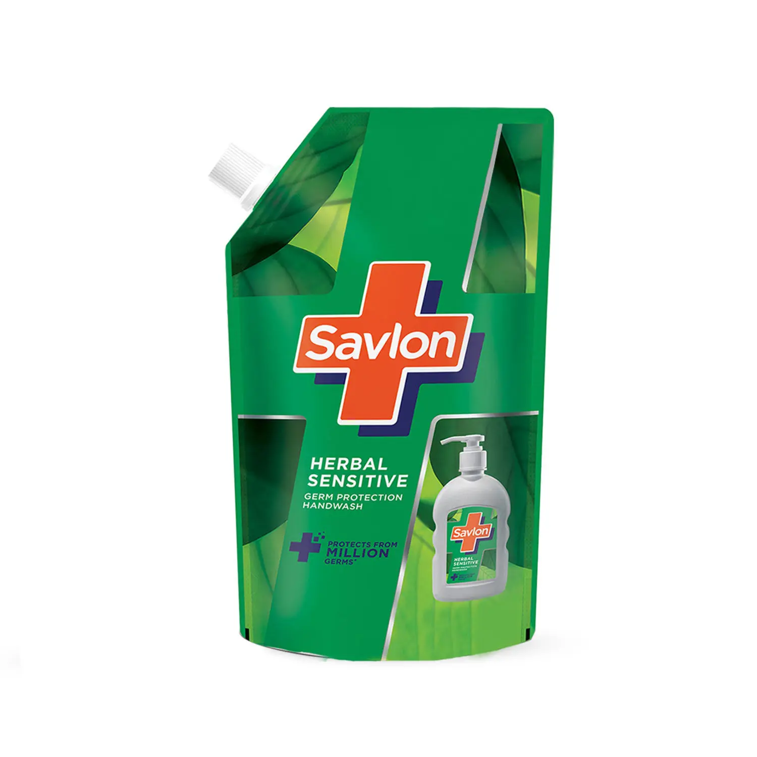 Savlon Herbal Sensitive pH balanced Liquid Handwash Refill Pouch, 725ml
