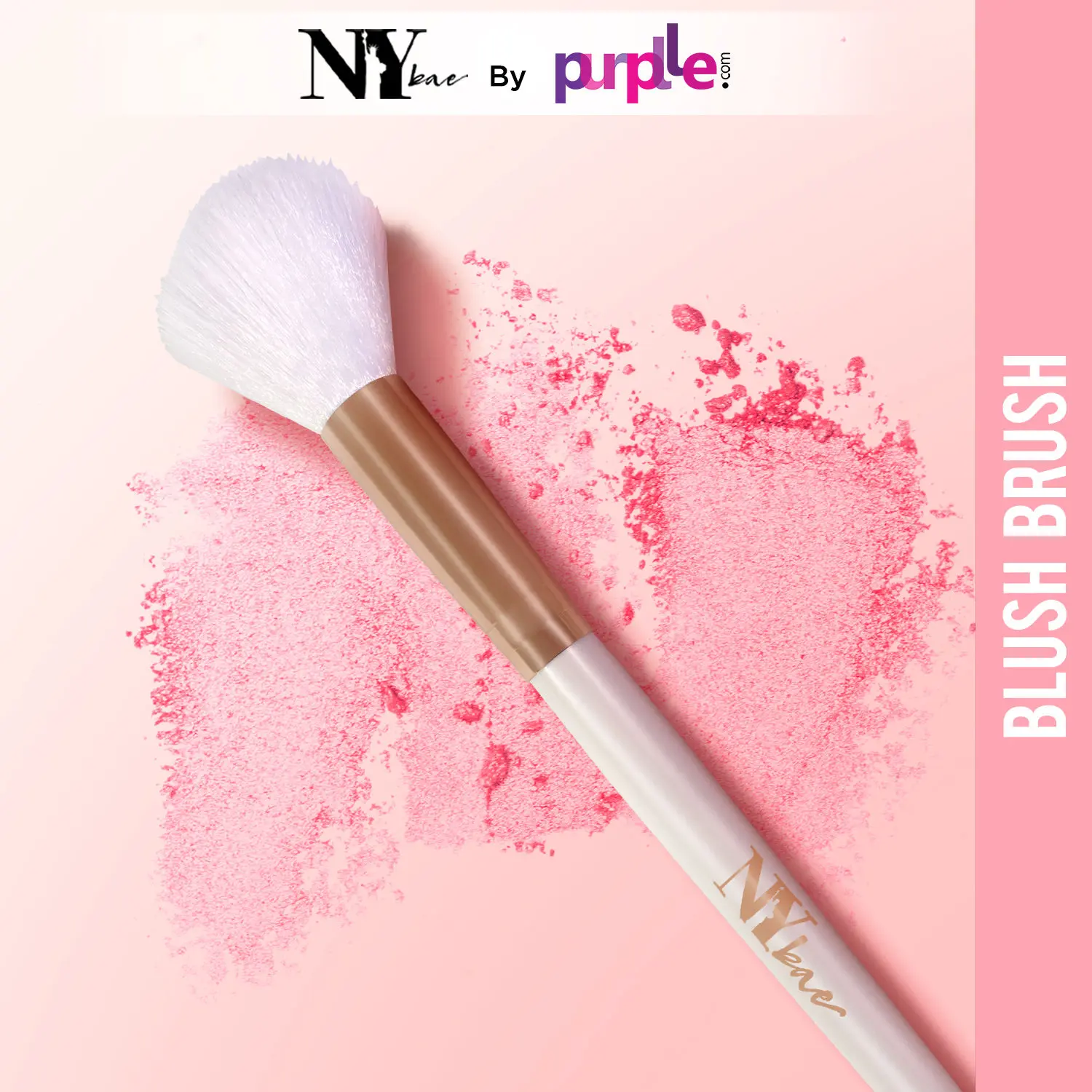 NY Bae Pro Blush Brush | Smooth Blending | Even Application | Fine & Soft Bristles