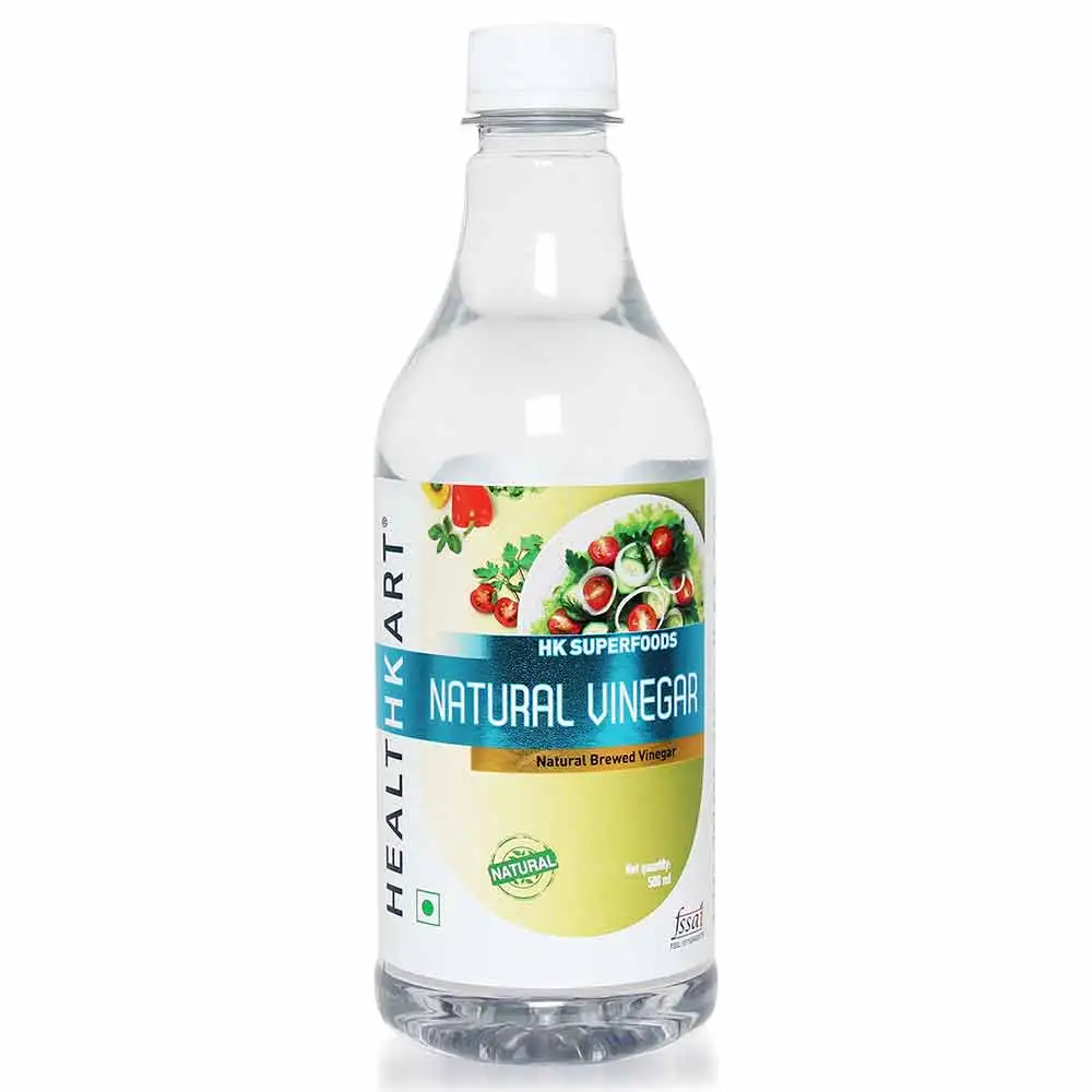 Healt Natural White Vinegar,  0.5 L  Unflavoured