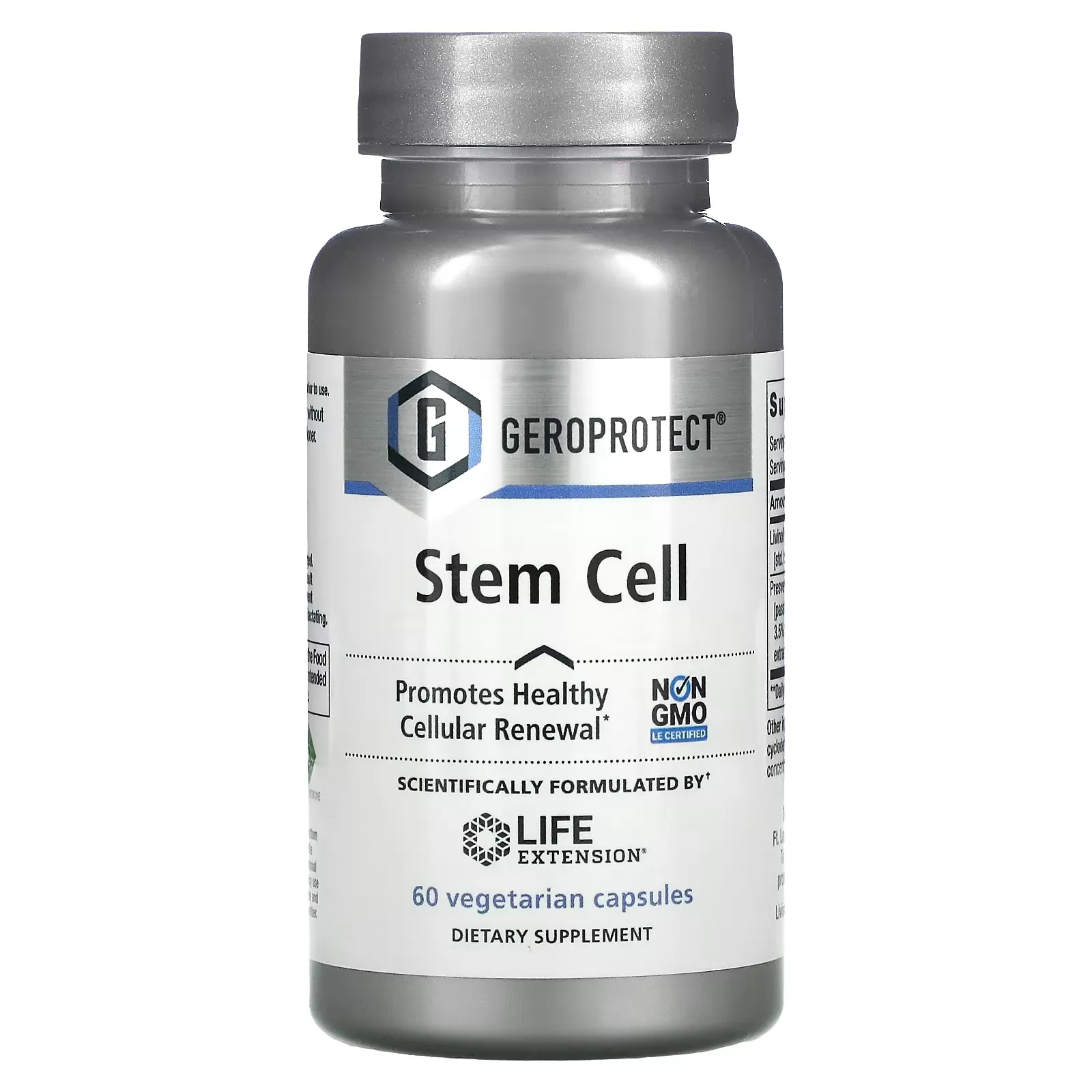 Geroprotect, Stem Cell, 60 Vegetarian Capsules