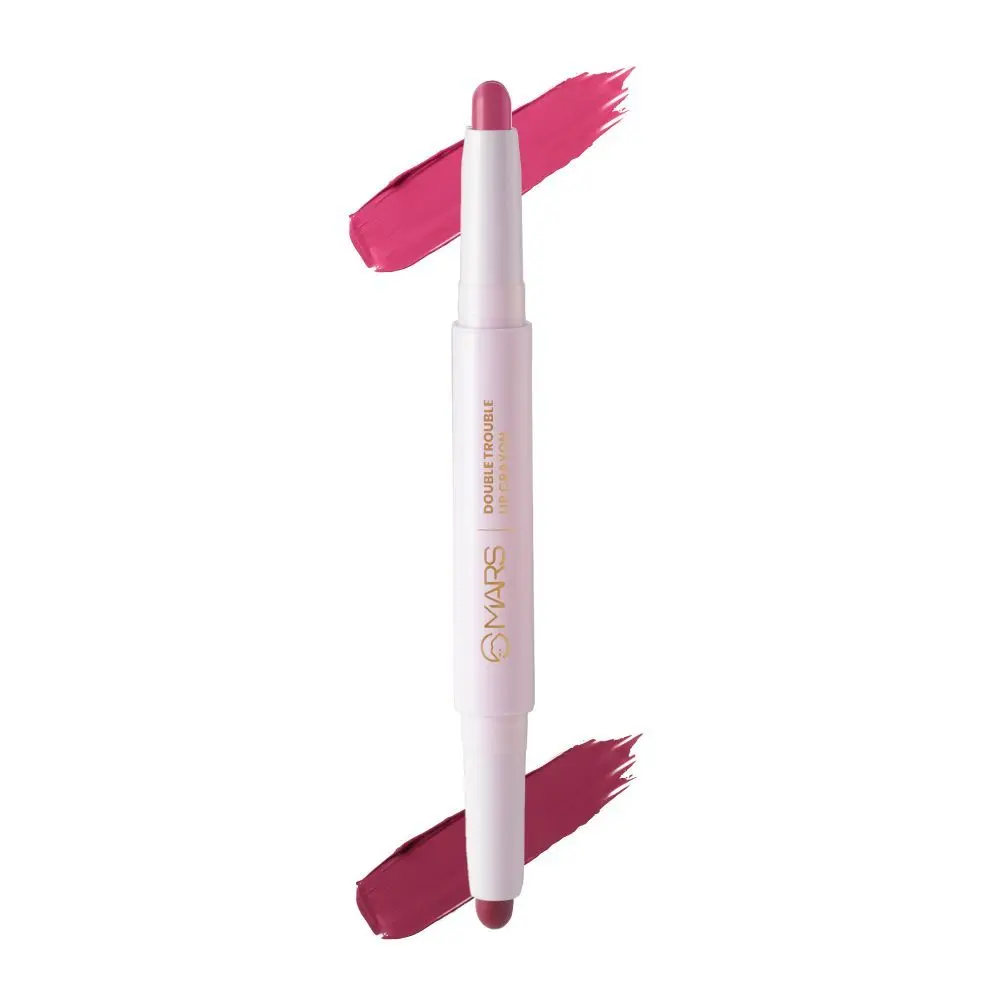 MARS Double Trouble Lip Crayon Lipstick - Tangy Jam (4 g)