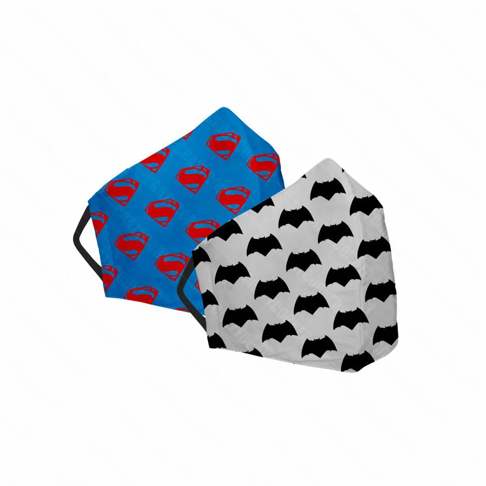 Crazy Corner Two Layer Printed Cotton Masks - Pack of 2