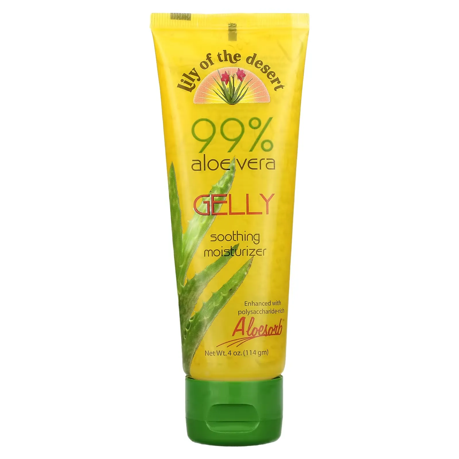 99% Aloe Vera Gelly, 4 oz (114 g)