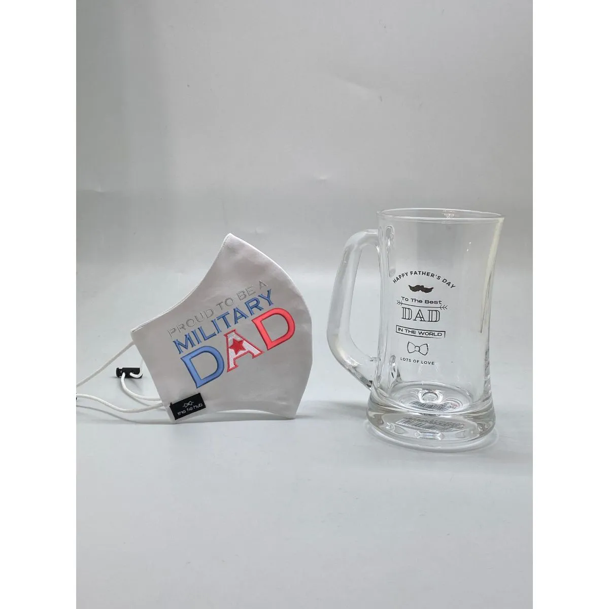 The Tie Hub Mil DAD Face Mask with Beer Mug