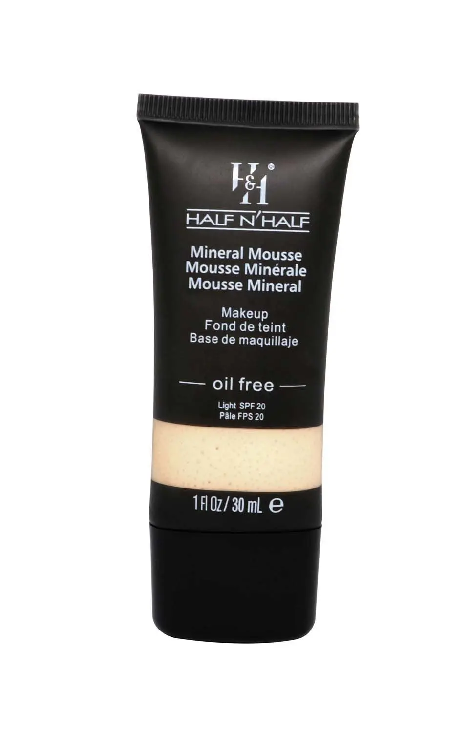 Half N Half Mineral Mousse Oil Free Foundation Light SPF-20, Fair (30ml)