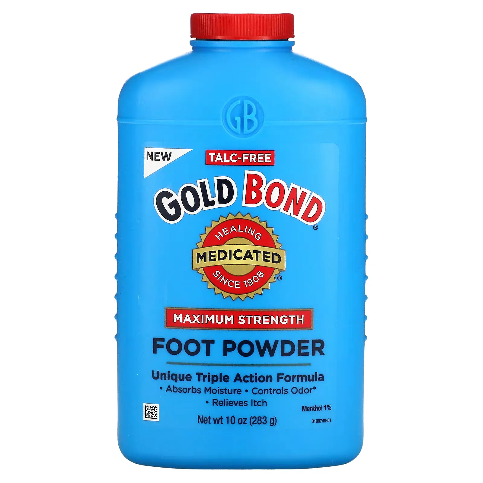 Medicated, Foot Powder, Unique Triple Action Formula, Maximum Strength, 10 oz (283 g)