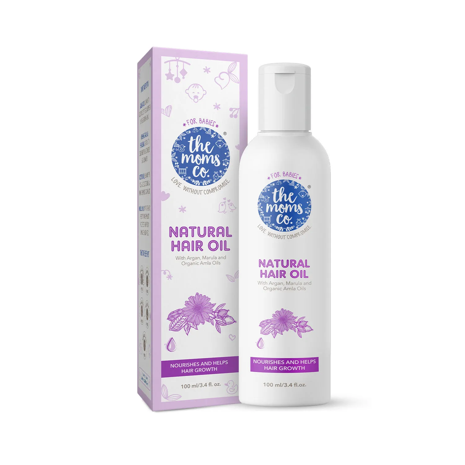 The Moms Co. Natural 10-in-1 Baby Hair Oil