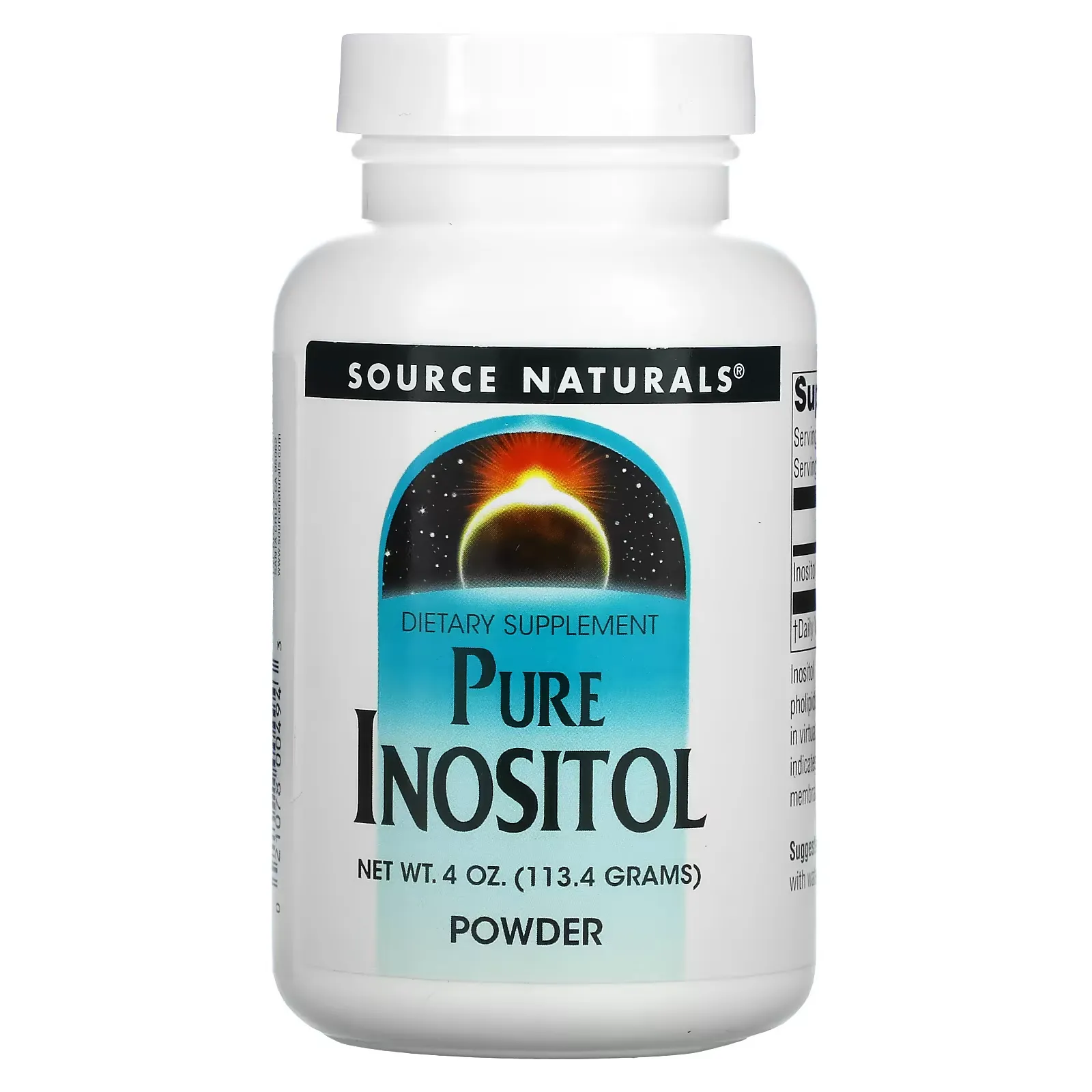 Pure Inositol Powder,  4 oz (113.4 g)