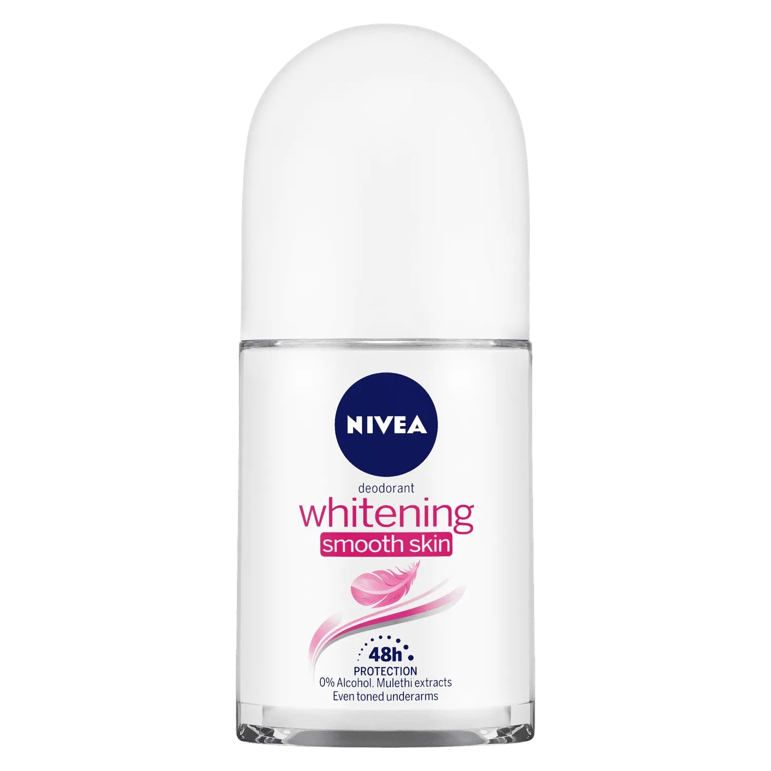 NIVEA Women Deodorant Roll on, Whitening Smooth Skin, 25 ml