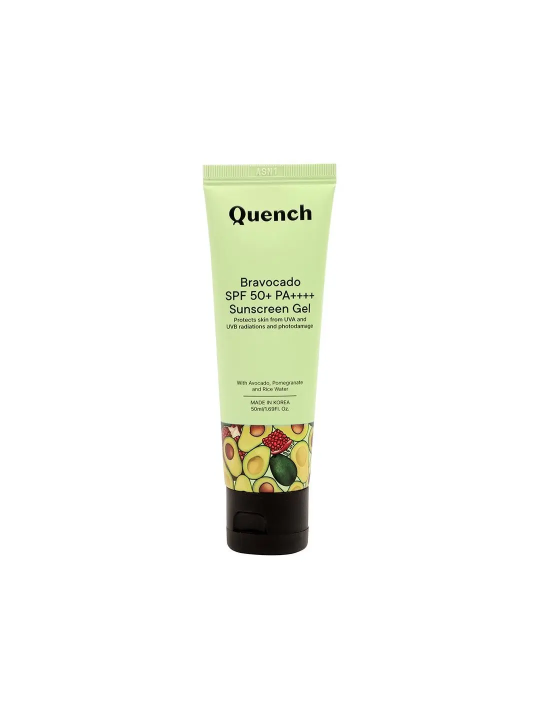 Quench Botanics Bravocado SPF 50+ PA++++ Sunscreen Gel | Korean Skin care (50 ml)