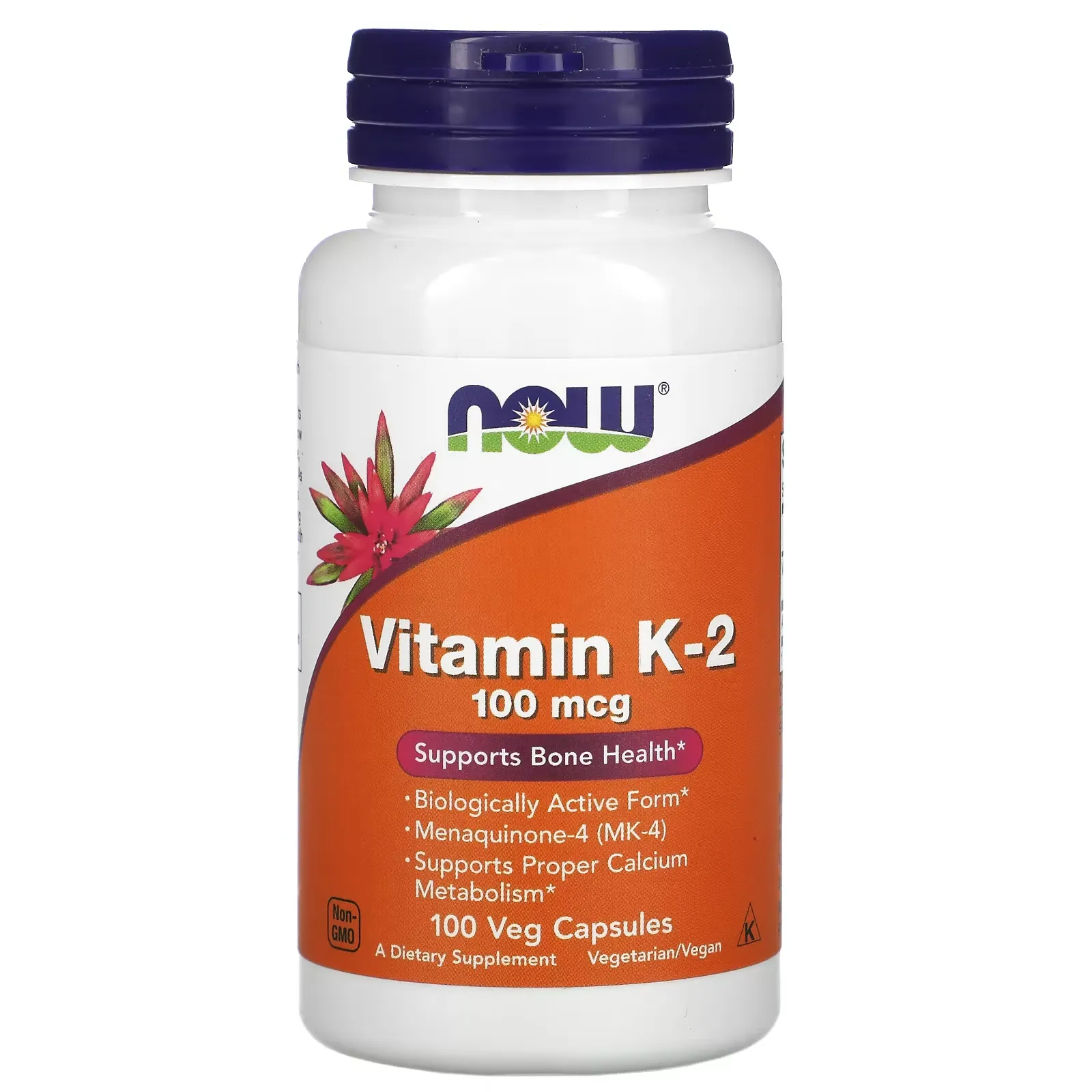 Vitamin K-2, 100 mcg, 100 Veg Capsules