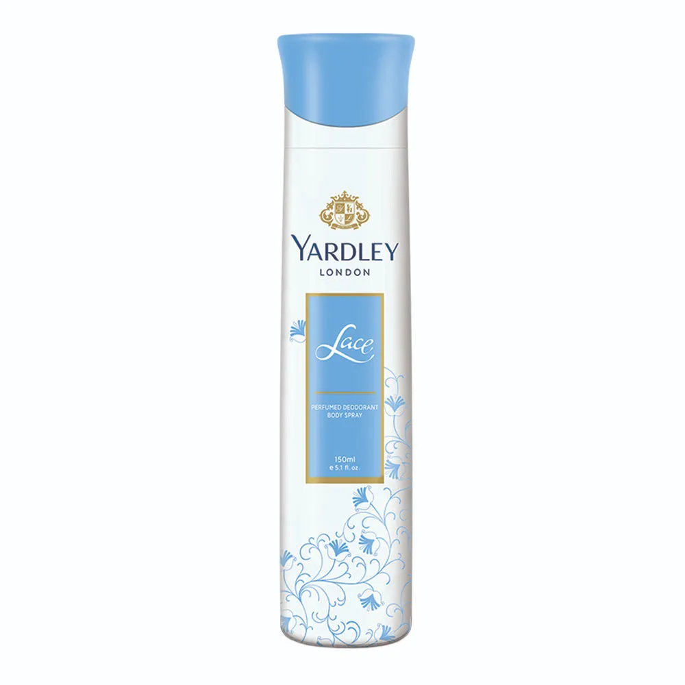 Yardley London Lace Perfumed Deodorant Body Spray