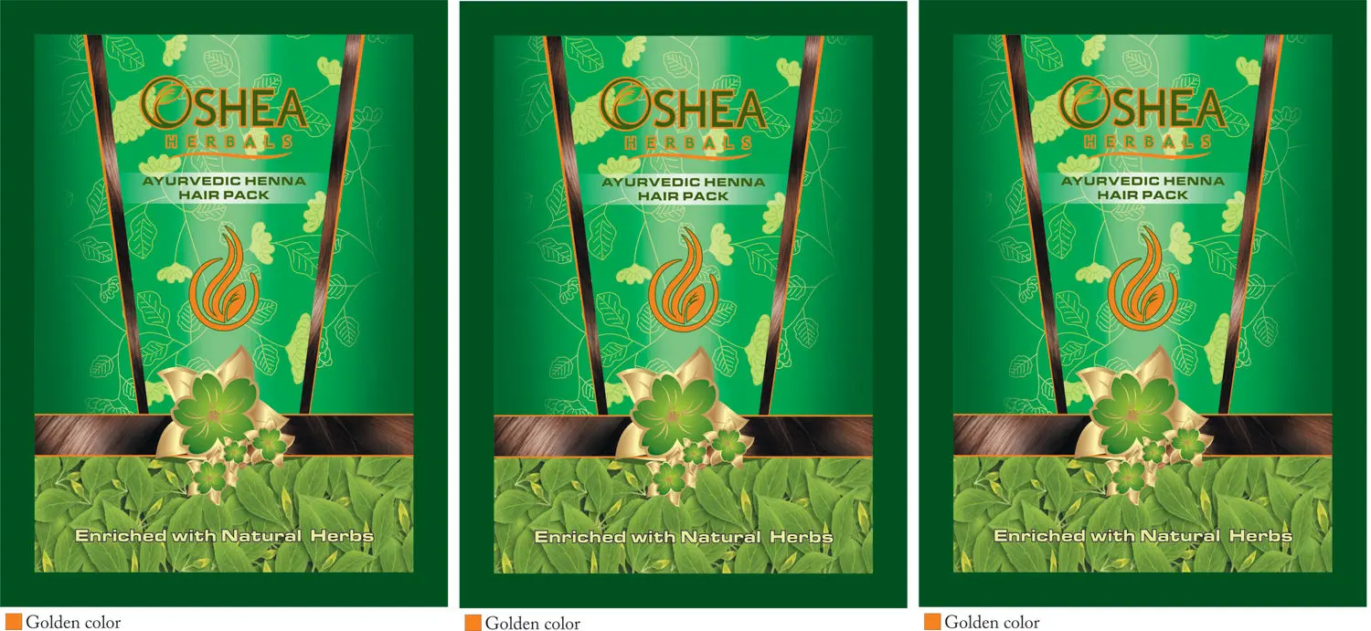 Oshea Herbals Natural Henna Hair Pack 100Grams pack of 3