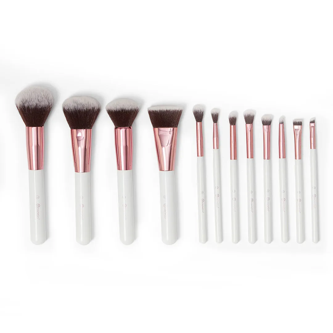 BH Cosmetics Crystal Quartz 12 Piece Brush Set