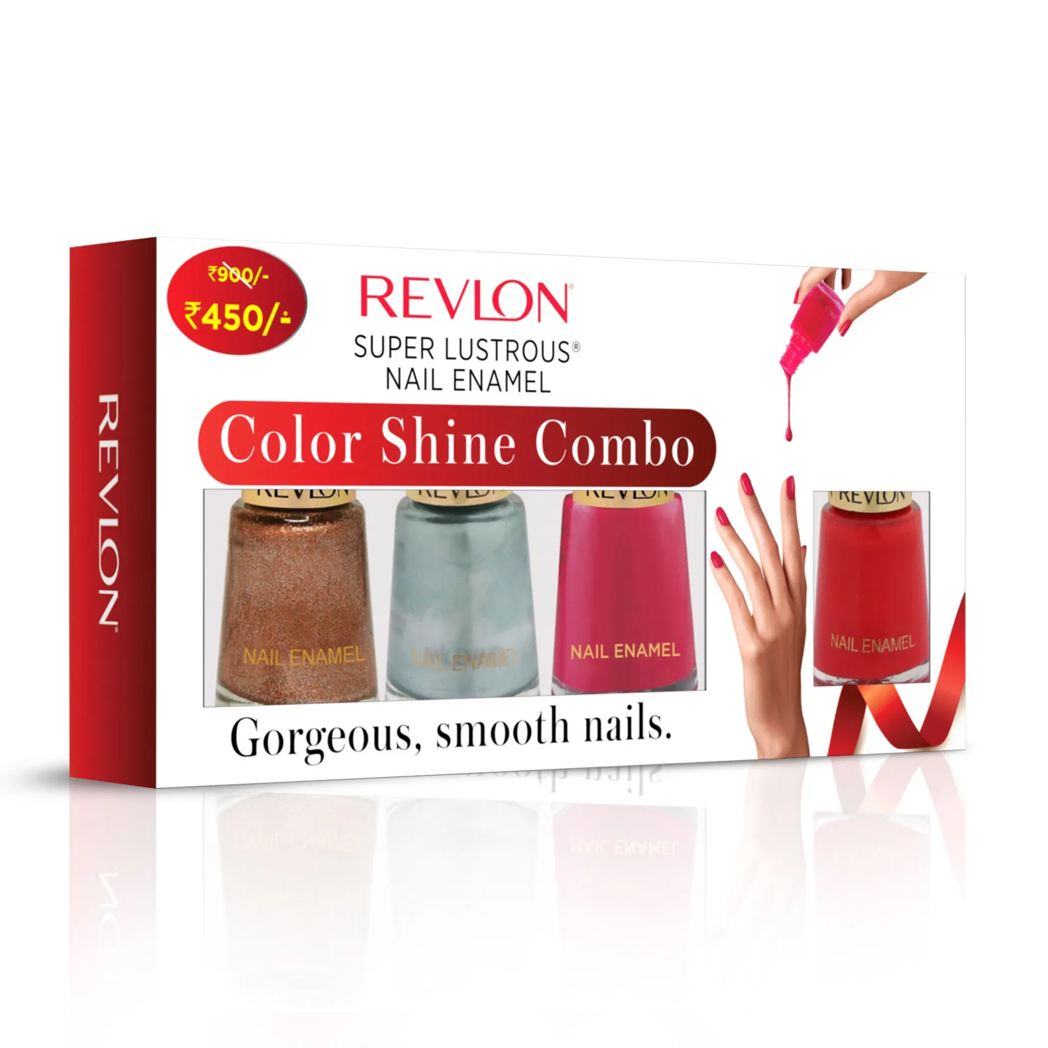 Revlon Revlon Super Lustrous Nail Enamel Color Shine Combo