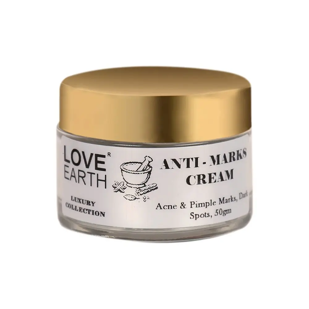 Love Earth Anti Marks Cream with Van Haldi Turmeric for Acne, Scar Removal