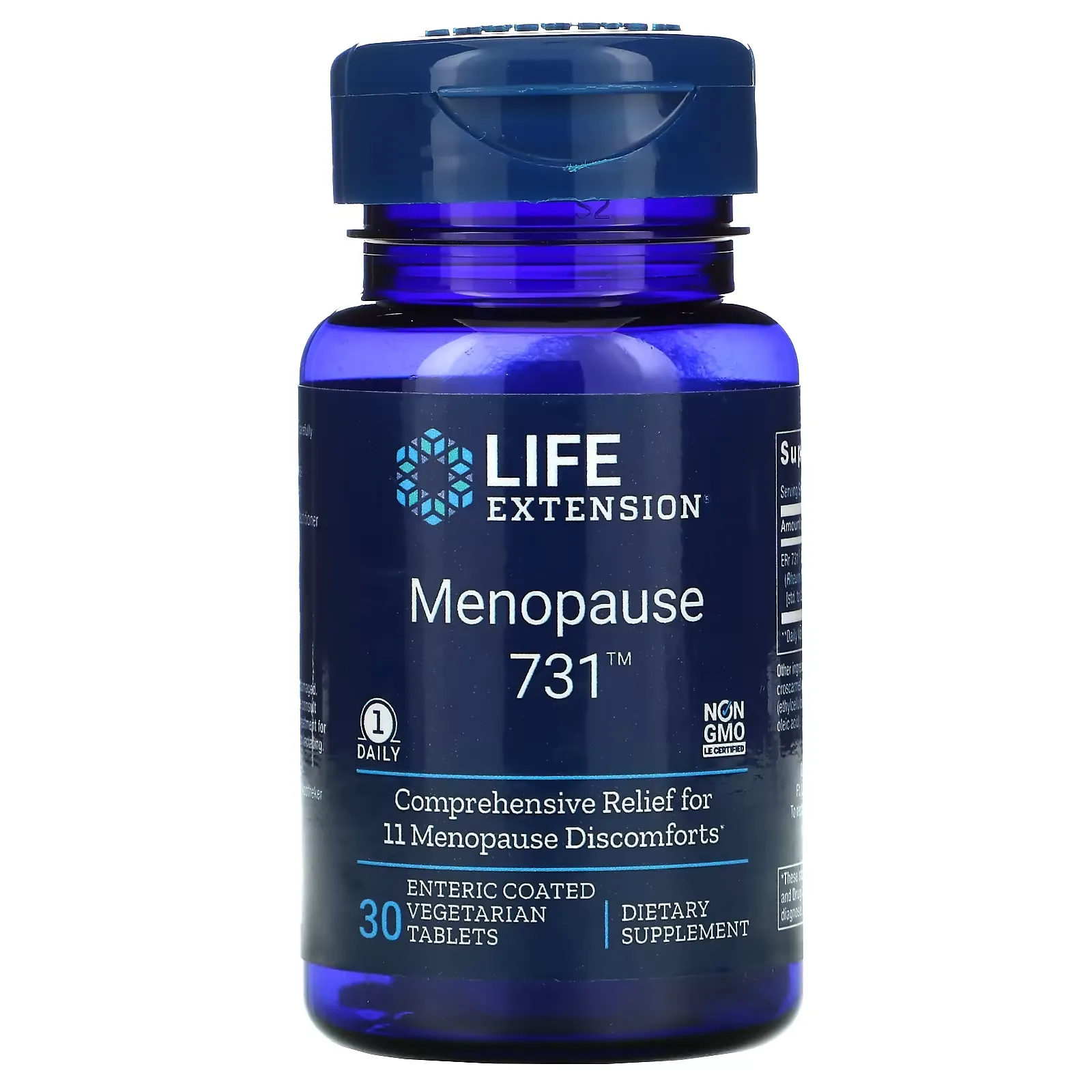 Menopause 731, 30 Enteric Coated Vegetarian Tablets