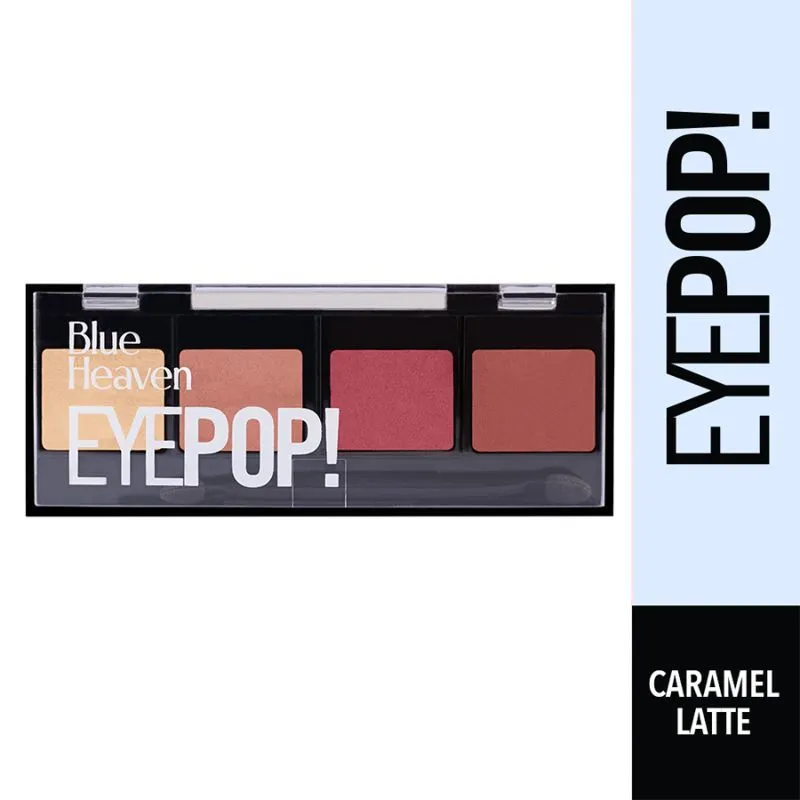 Blue Heaven 4-in-1 Matte & Metallic Eyepop Eyeshadow - Caramel Latte