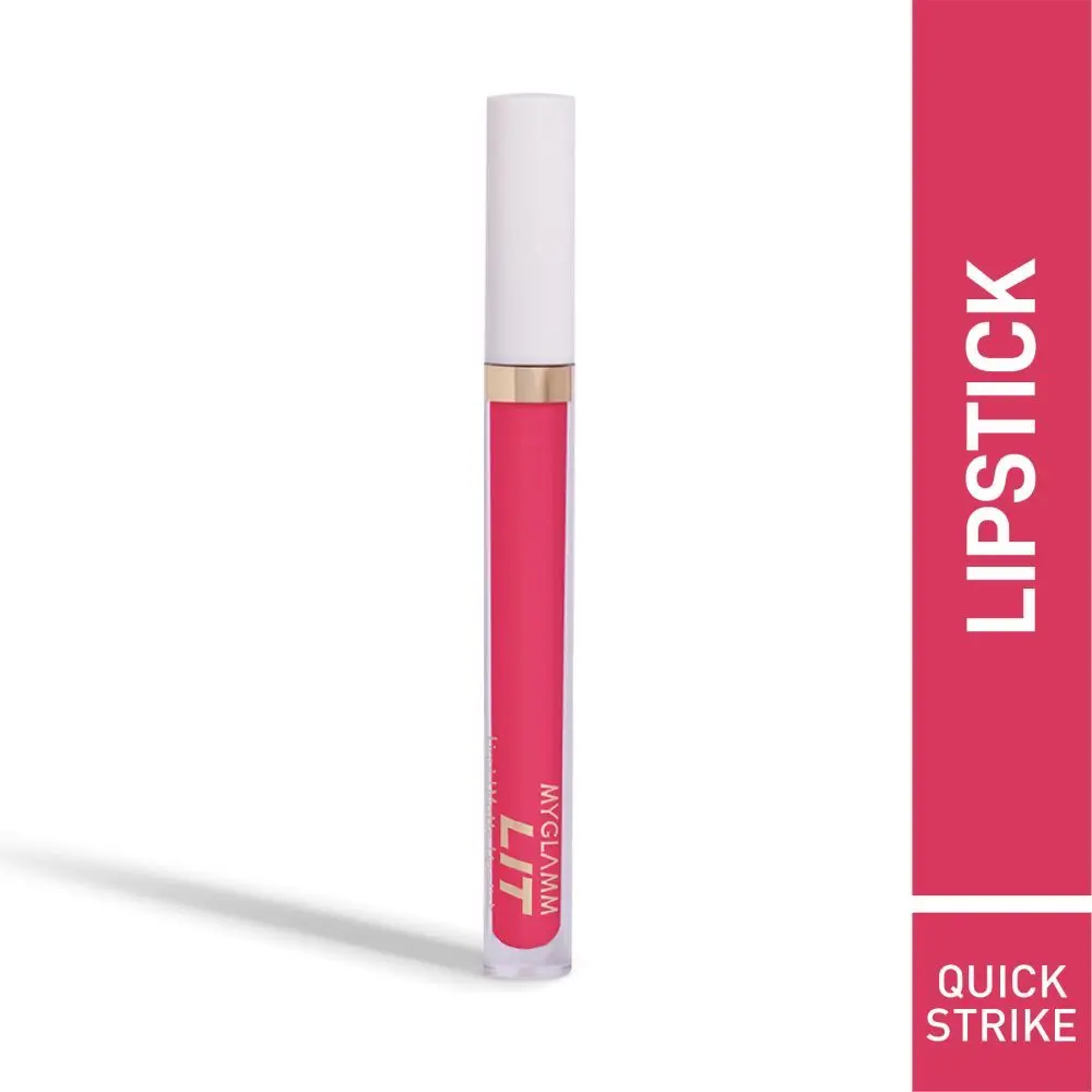 MyGlamm LIT Liquid Matte Lipstick-Quick strike (3 ml)