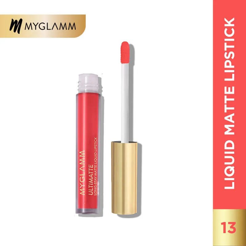 MyGlamm Ultimatte Long Stay Matte Liquid Lipstick - Coral Slayer