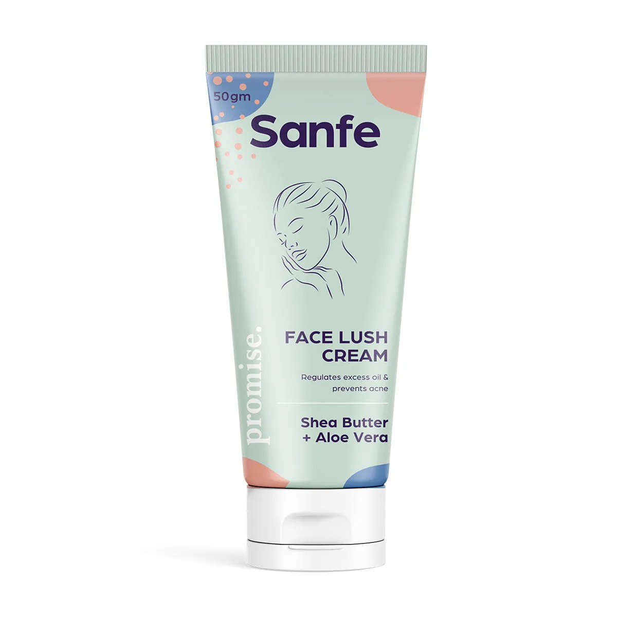 Sanfe Promise Shea Butter Face Lush Cream Prevents Acne Breakouts