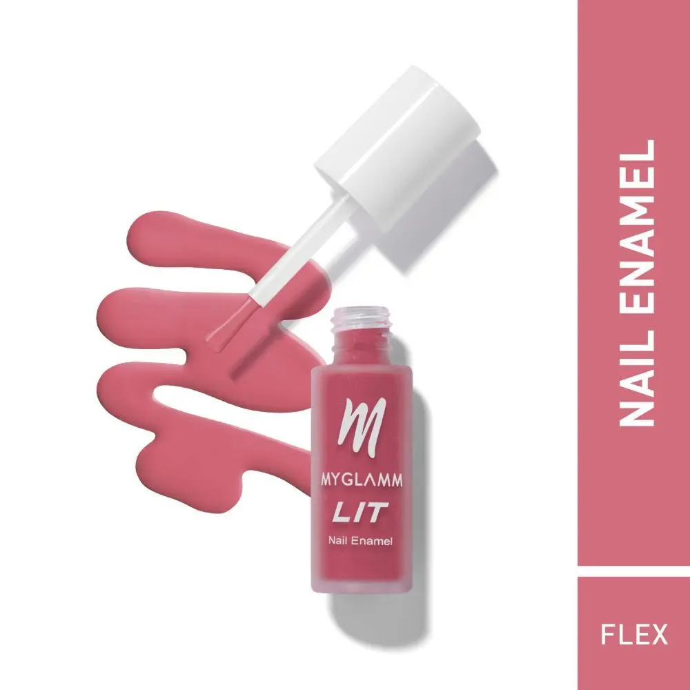 MyGlamm LIT Matte Nail Enamel-Flex-7ml