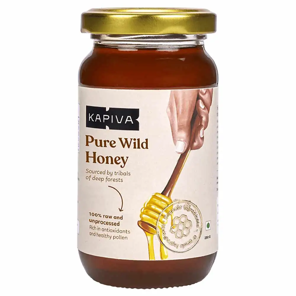 Kapiva Pure Wild Honey,  250 g  Unflavoured