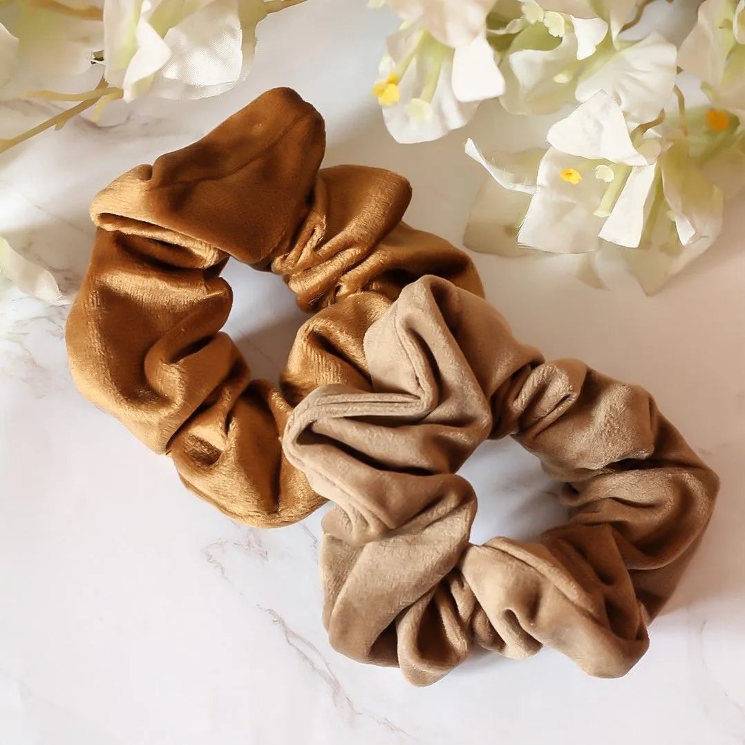 Bellofox Camel Scrunchies