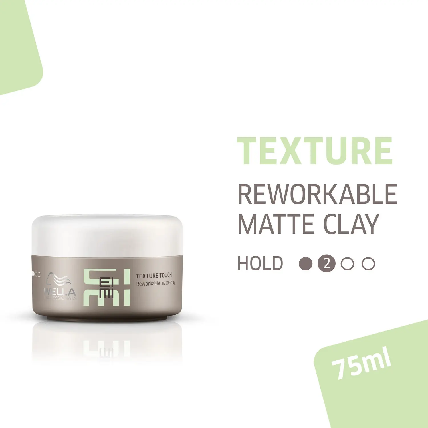 Wella Professionals EIMI Texture Touch Reworkable Matte Clay (75 ml)