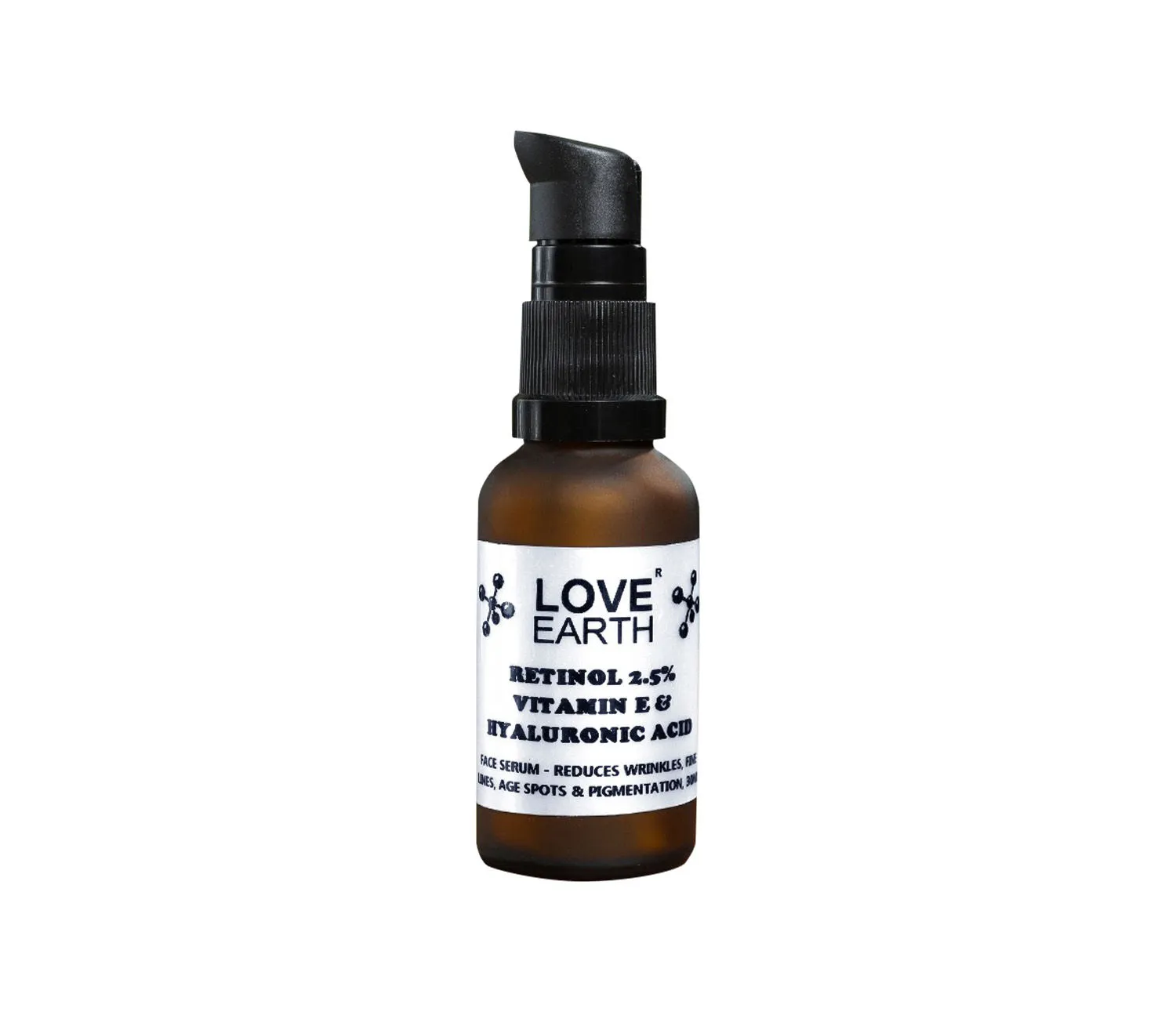 Love Earth Retinol Serum for Reducing Wrinkles & Fine Lines with Vitamin E & Hyaluronic Acid