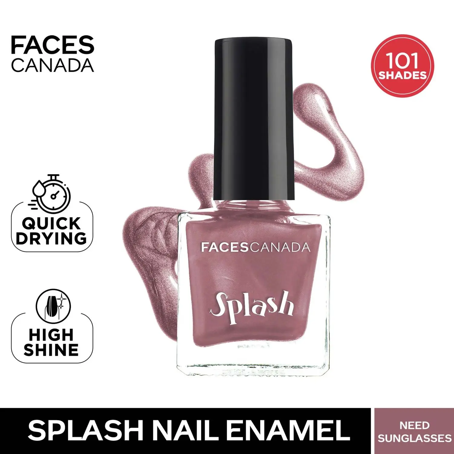 Faces Canada Splash Nail Enamel Need Sunglasses 16 8 ml