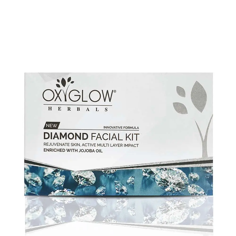 OxyGlow Herbals Diamond facial kit, 63g,Prevent Wrinkles,Diamond Shine