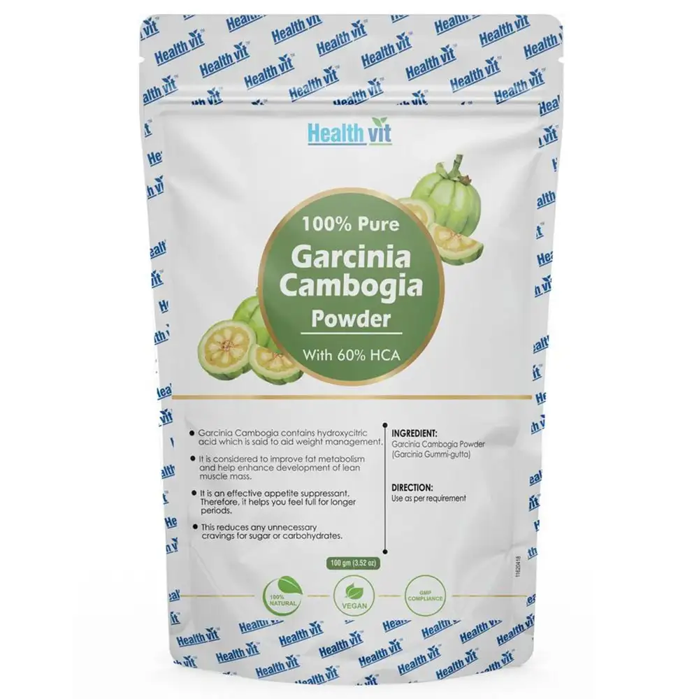 Healthvit Garcinia Cambogia Powder 60% HCA,  100 g