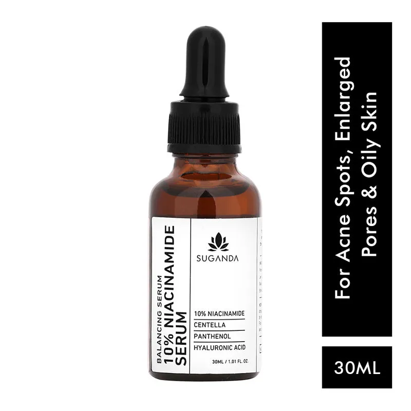 Suganda 10% Niacinamide Serum for Acne & Acne Marks, Blemishes, Pigmentation & Enlarged Pores