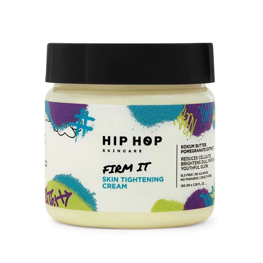 HipHop Skincare Kokum Butter, Pomegranate Extract & Sea Buckthorn Oil Body Toning Cream For Lifted, Firm and Brighter Skin. For Women 100 gm