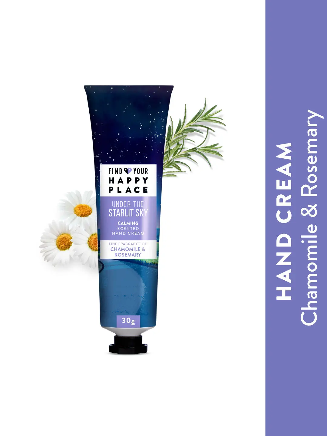 Find Your Happy Place - Under The Starlit Sky Scented Hand Cream Chamomile & Rosemary 30g