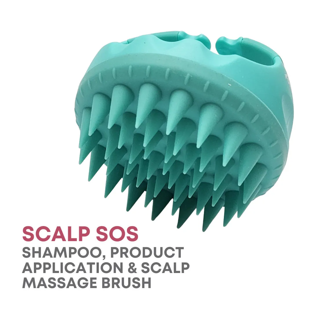 Alan Truman Scalp SOS - Scalp Massage & Shampoo Brush - Green