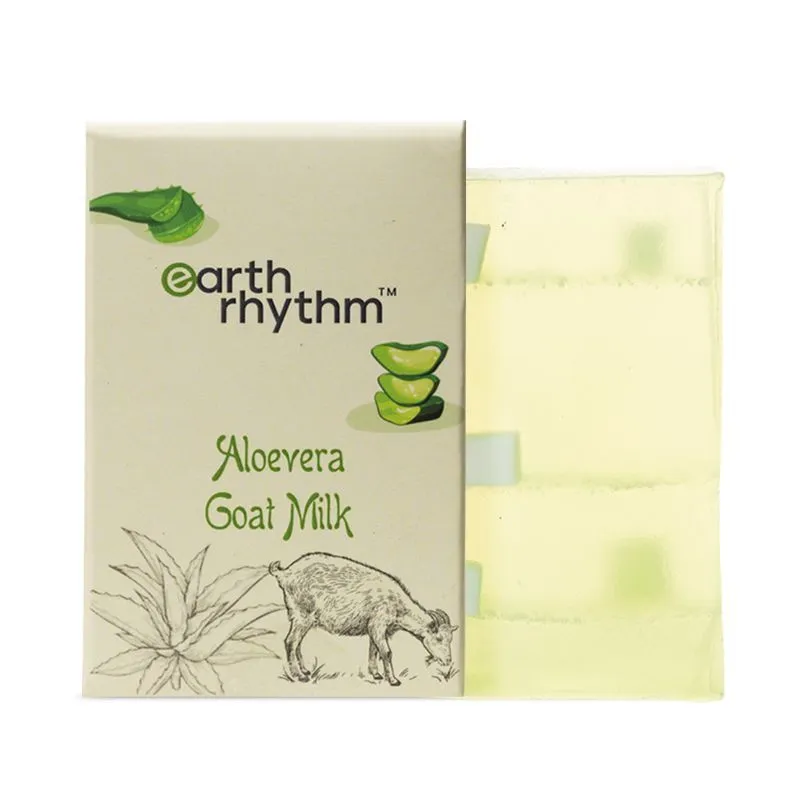 Earth Rhythm Aloe Vera Gel Soap With Goat Milk