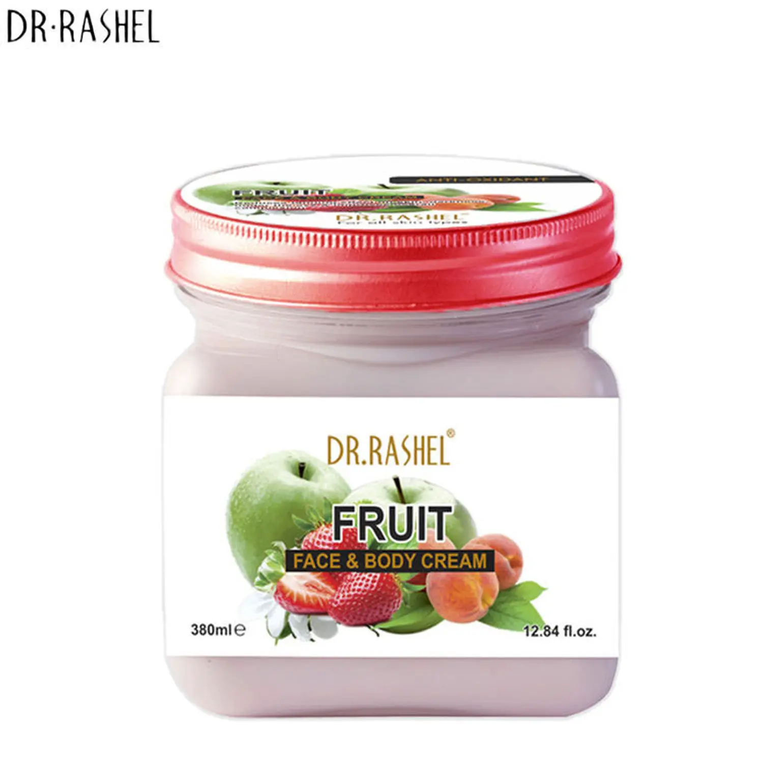 Dr.Rashel Anit-Oxidants Fruit Face and Body Cream For All Skin Types (380 ml)