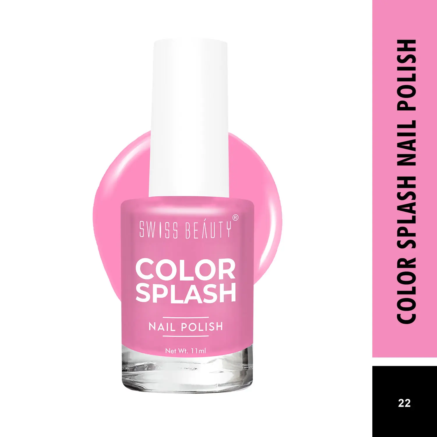 Swiss Beauty Color Splash Nail Polish Shade-22 (11 ml)