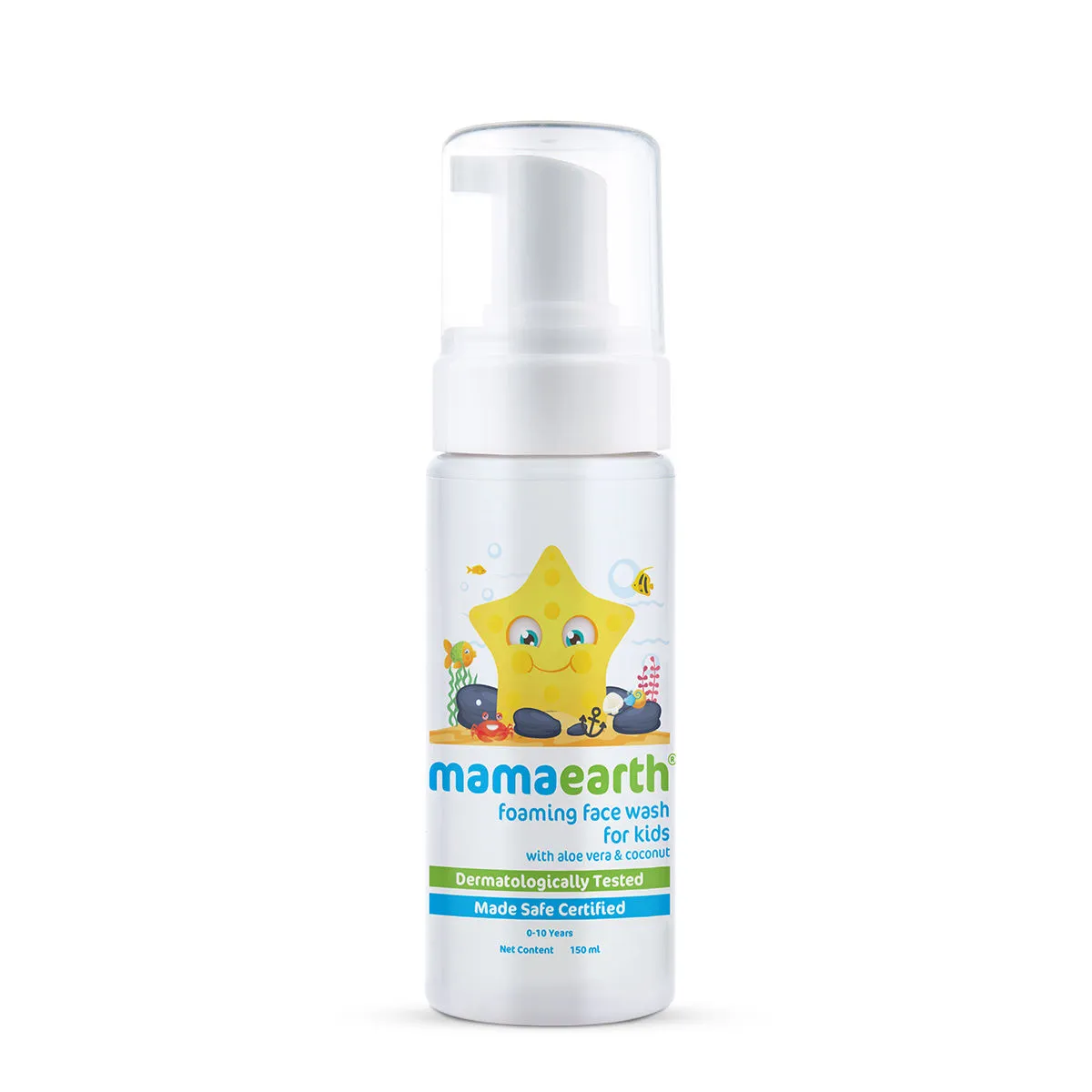 Mamaearth Foaming Face Wash For Kids With Aloe Vera & Coconut For Gentle Cleansing