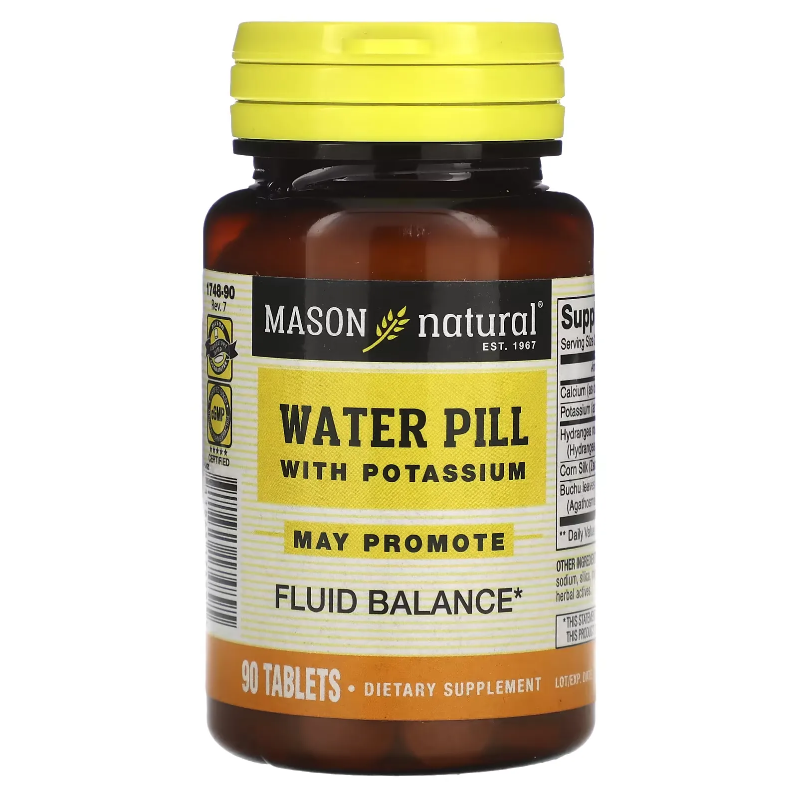 Water Pill with Potassium, 90 Tablets