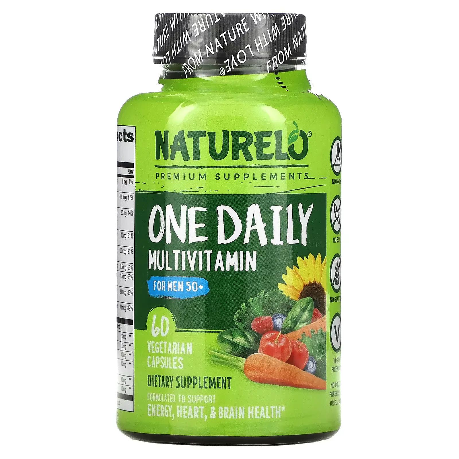 One Daily Multivitamin for Men 50+, 60 Vegetarian Capsules