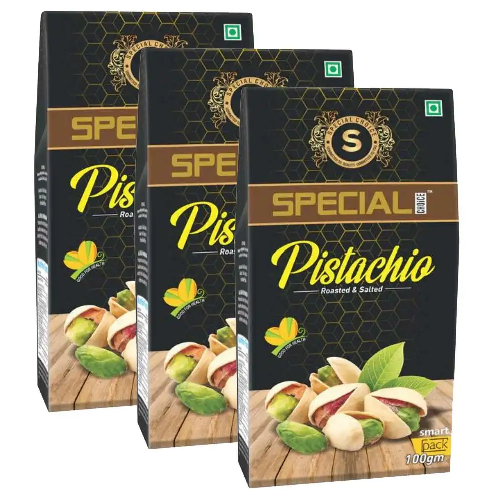 Special Choice Pistachio,  Roasted & Salted (Pack of 3)  100 g