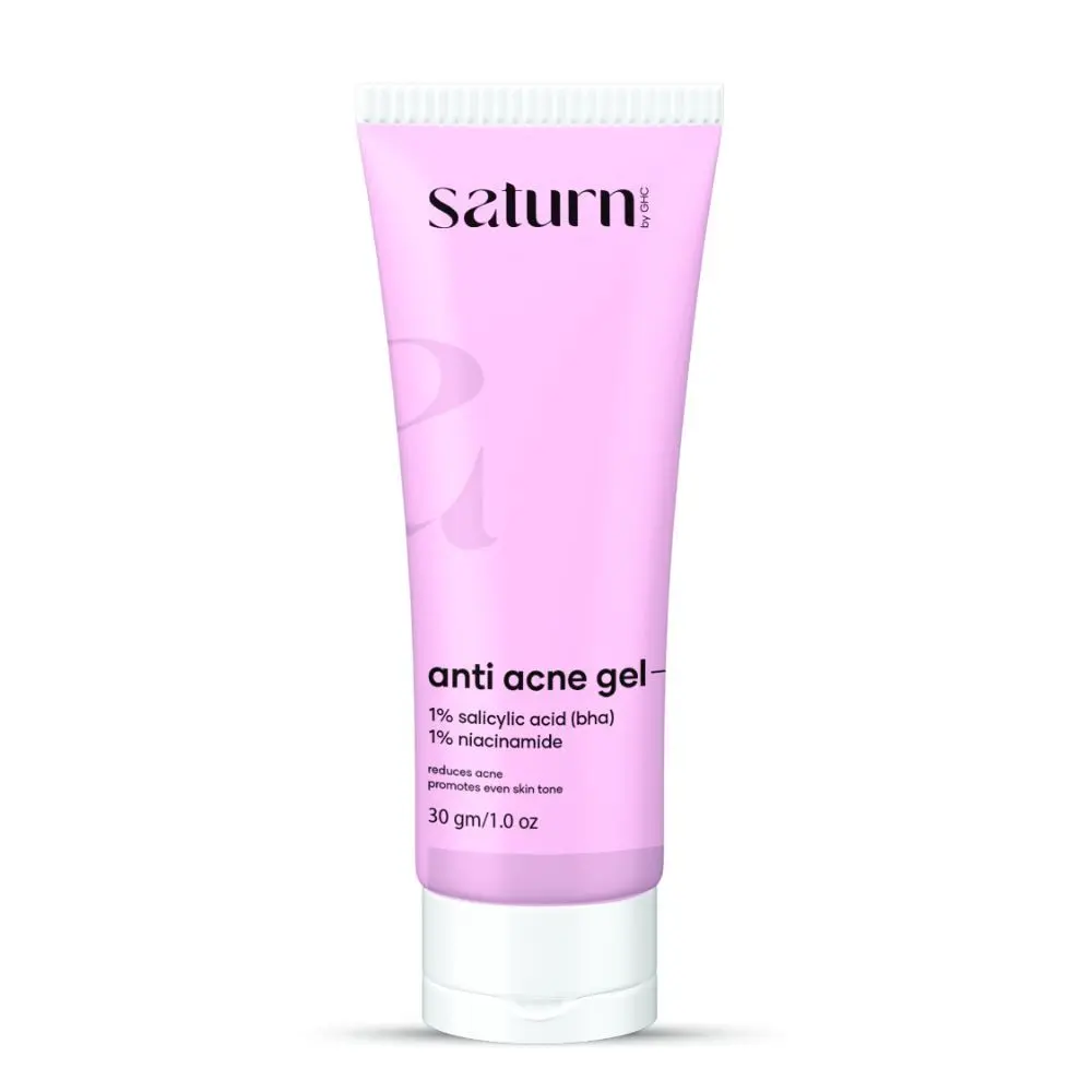 Saturn by GHC Anti Acne Gel With Niacinamide & Salicylic Acid That Fights Active Acne & Reduces Acne Scars | Chemical Free