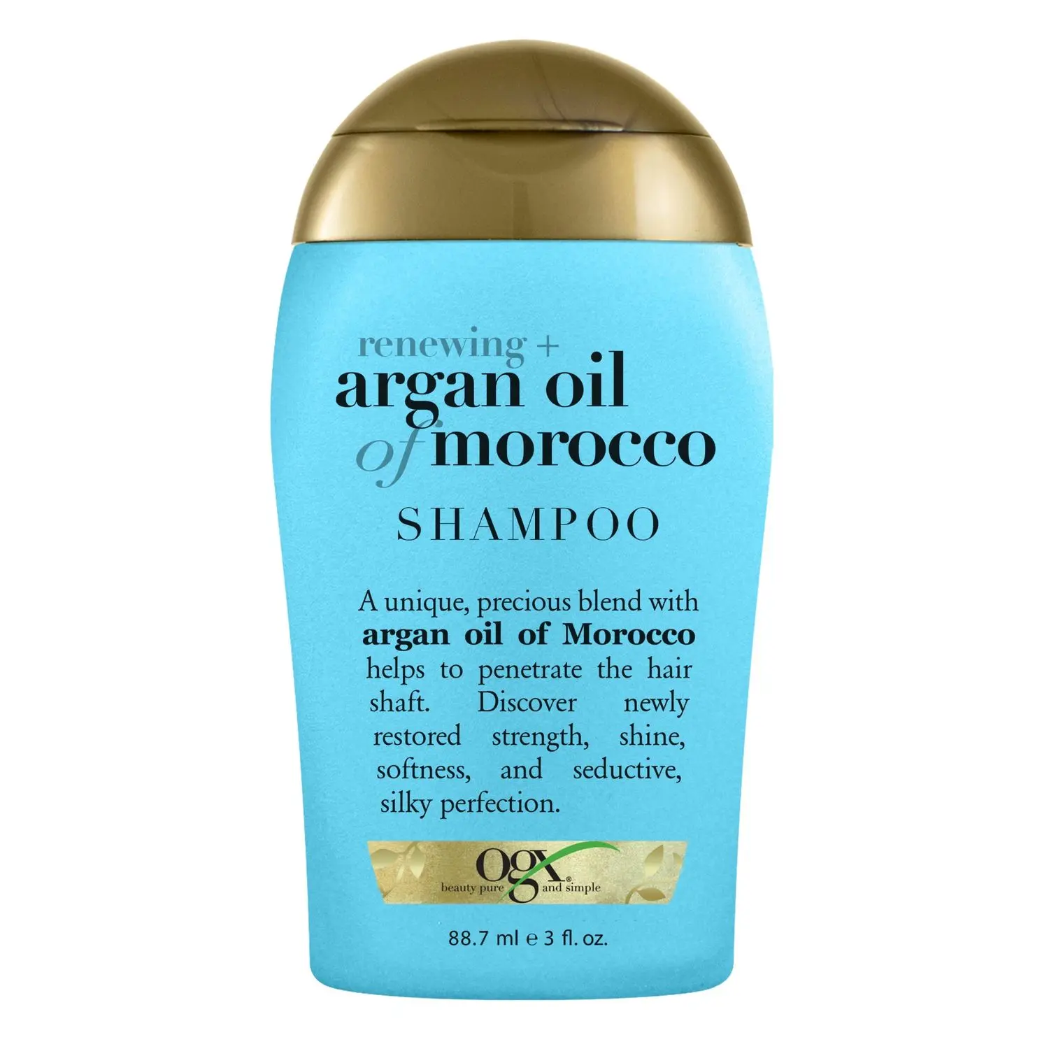 OGX Trial Pack Renewing + Argan Oil of Morocco Hydrating Hair Shampoo, Paraben-Free with Sulfate-Free Surfactants, 88.7ml