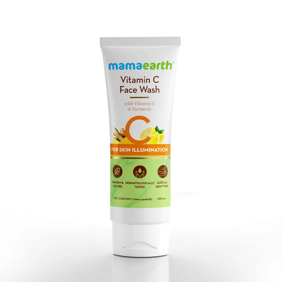 Mamaearth Vitamin C Face Wash With Vitamin C And Turmeric For Skin Illumination (100 ml)